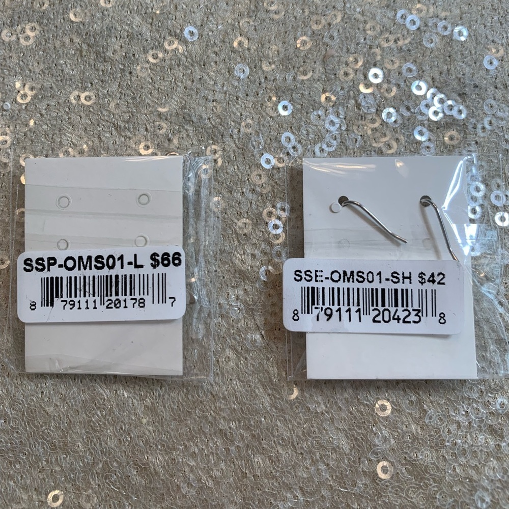 NWT Sterling Silver “Dancing Starfish” opal pendant & earrings 💕💕 new line - Picture 5 of 8